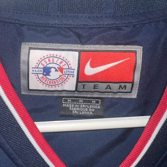 St Louis Cardinals Windbreaker Medium Nike Pullover Center Swoosh Embroidered - Picture 3 of 11